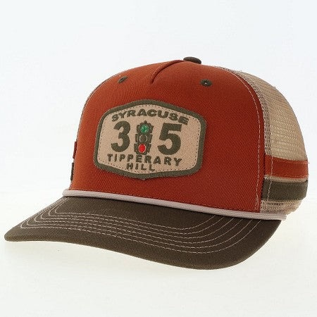 Rust/Olive Tipp Hill Hat