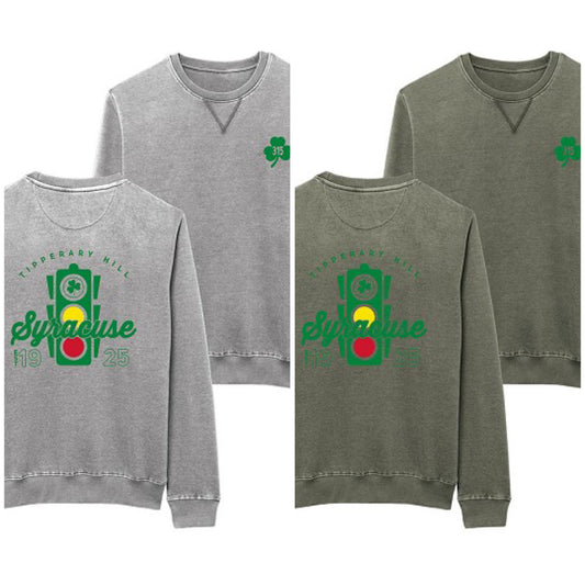 Unisex White Tipp Hill Crew