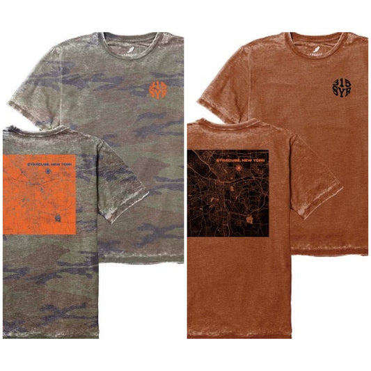 315/Syracuse Map Short Sleeve Unisex