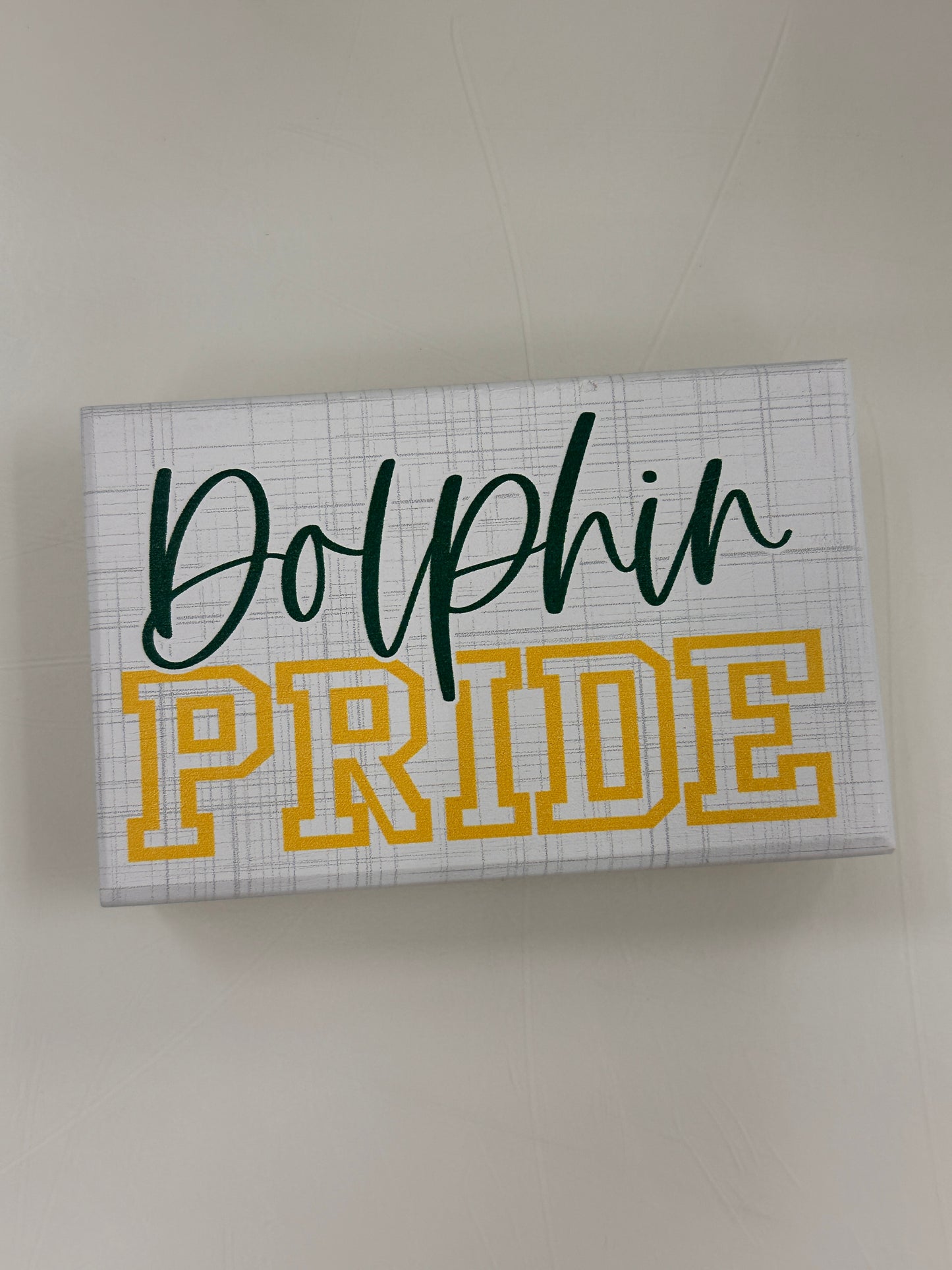 School Pride Block  - Pick your School Sign