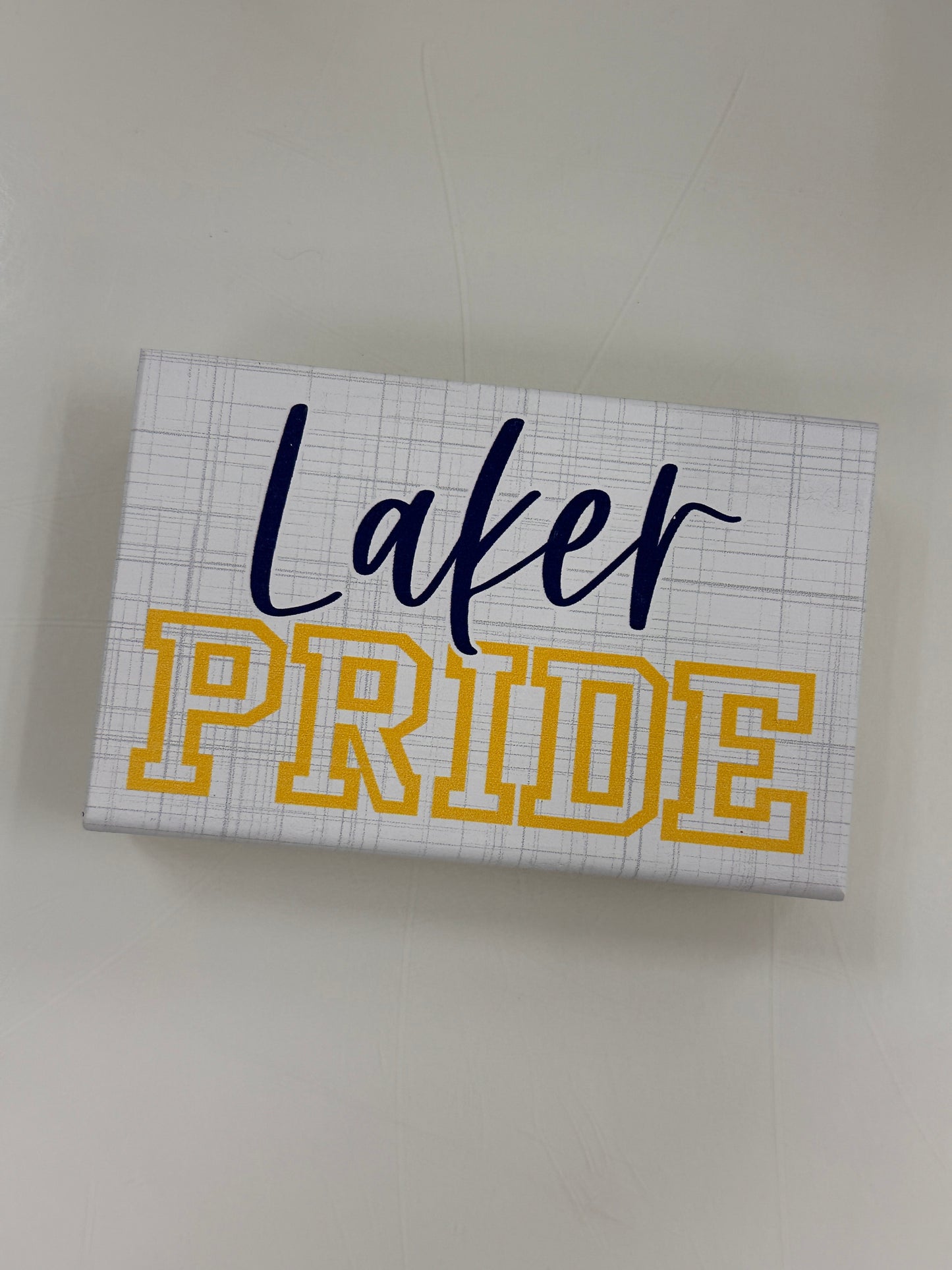 School Pride Block  - Pick your School Sign