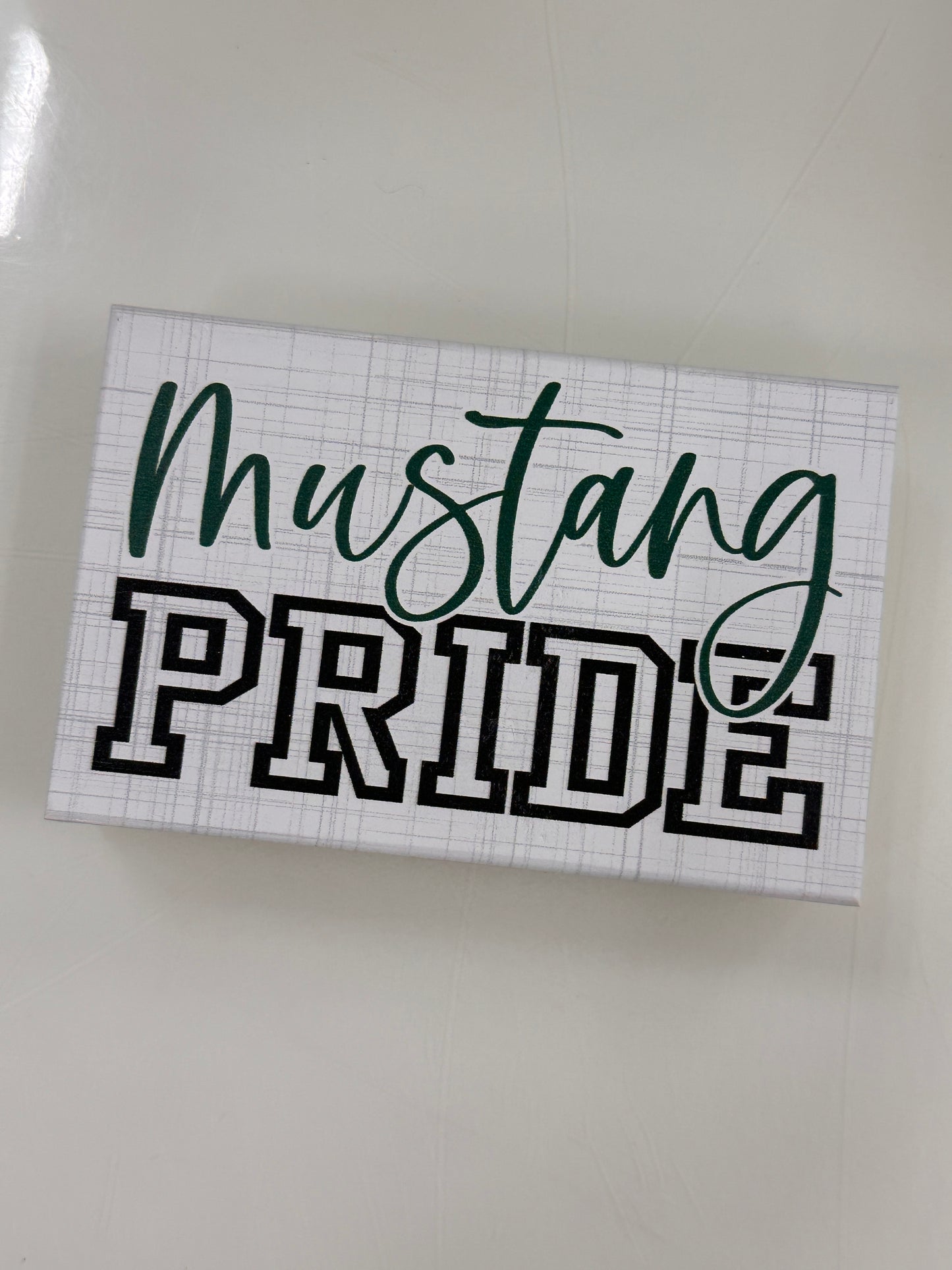 School Pride Block  - Pick your School Sign