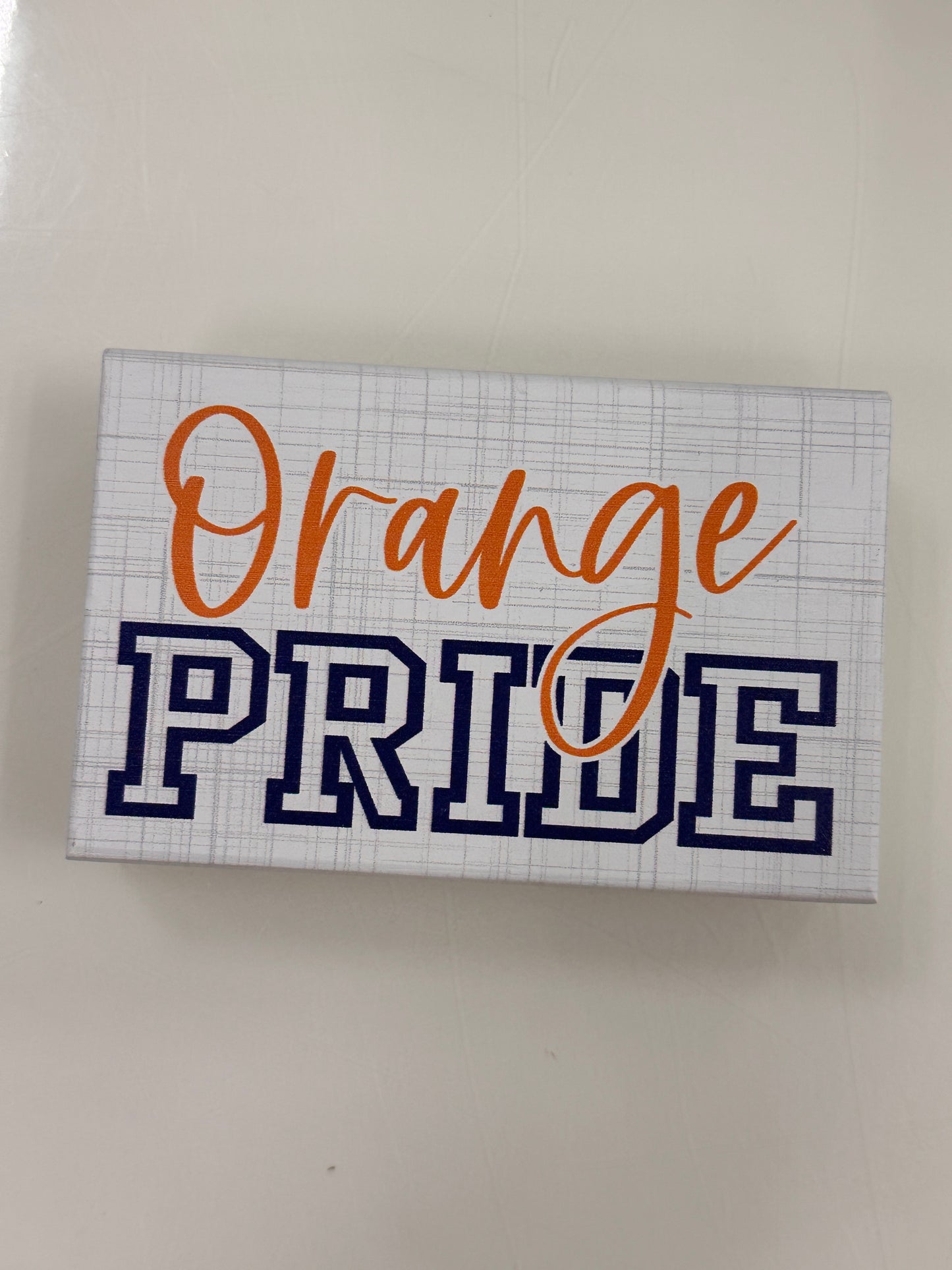 School Pride Block  - Pick your School Sign