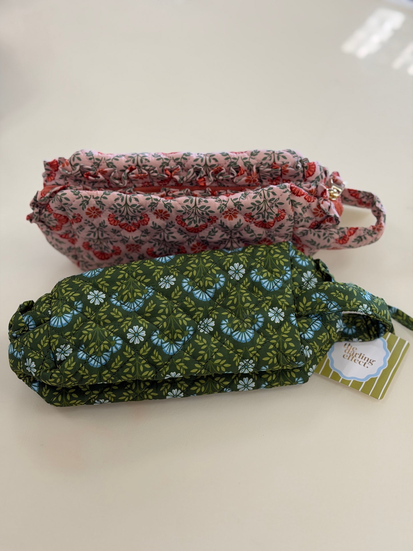 Essential Quilted Cosmetic Pouch