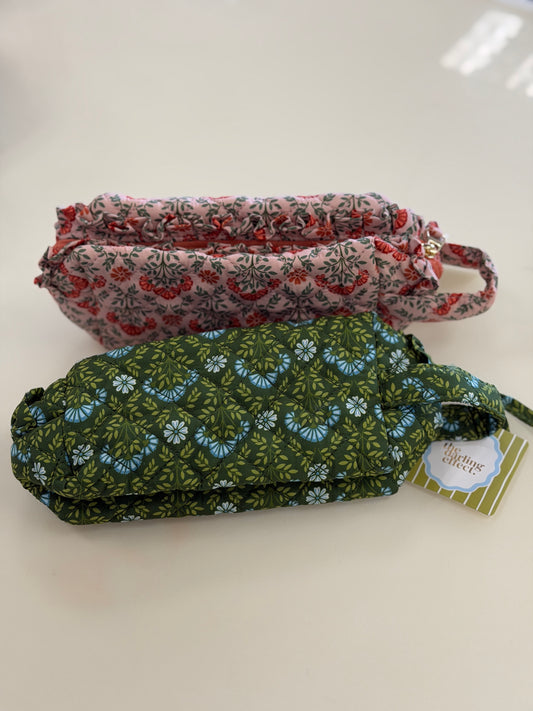 Essential Quilted Cosmetic Pouch