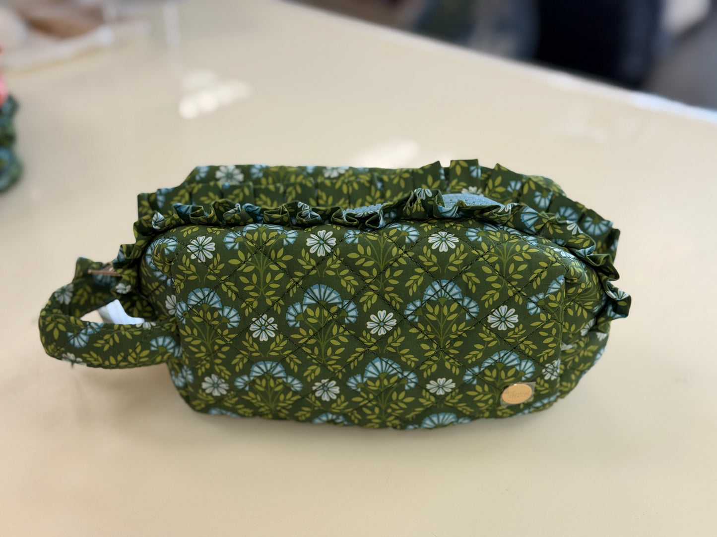 Essential Quilted Cosmetic Pouch