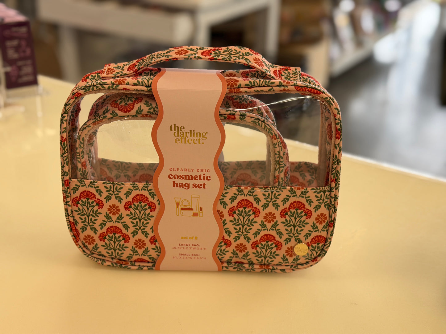 Clearly Chic Cosmetic Bag Set