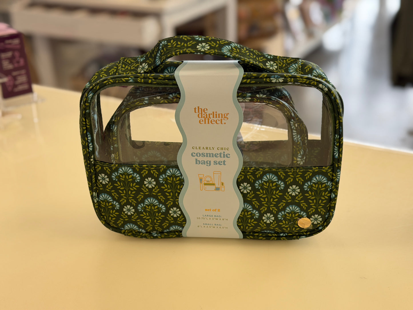 Clearly Chic Cosmetic Bag Set