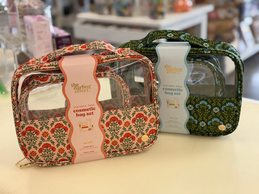 Clearly Chic Cosmetic Bag Set