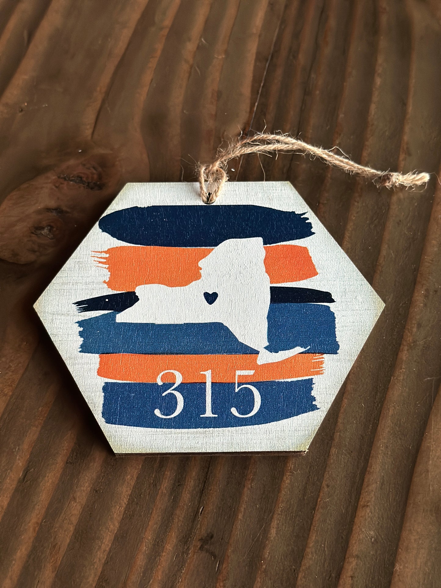 Custom Syracuse Style Christmas Ornaments