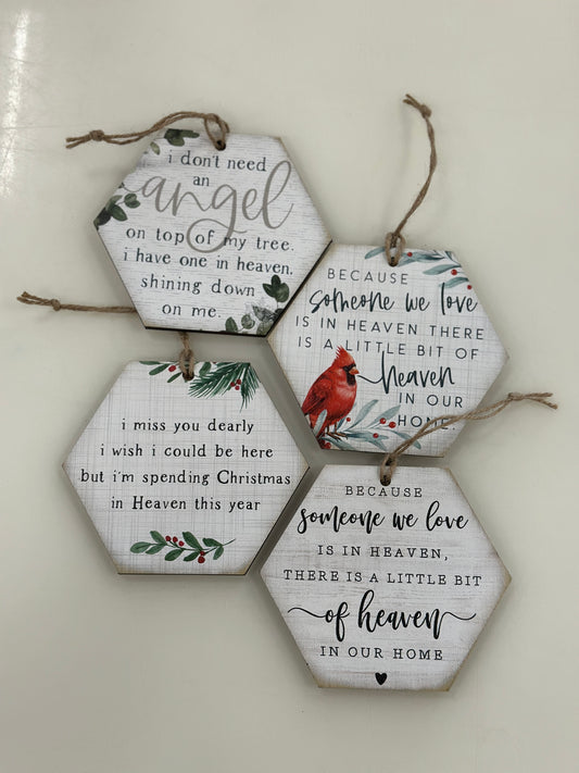 Remembrance Christmas Ornaments