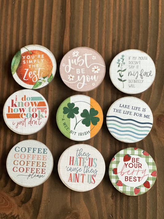 Everyday Round Magnets