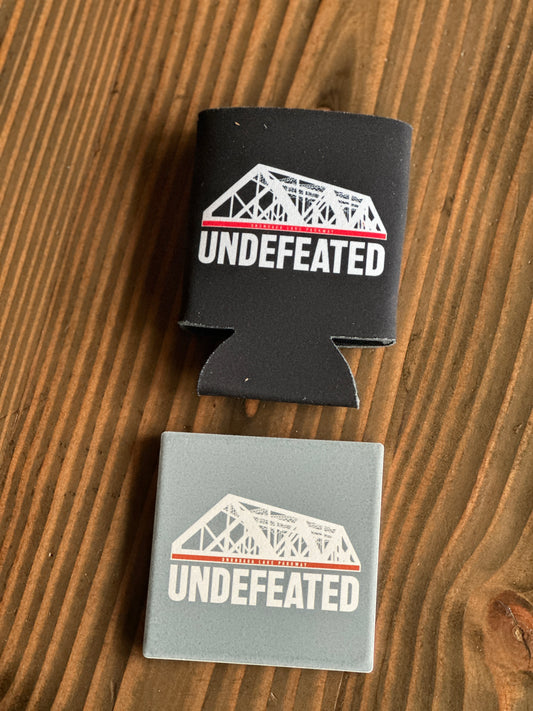 Undefeated Coaster & Koozie