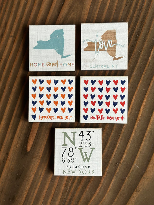 Custom New York Square Magnets