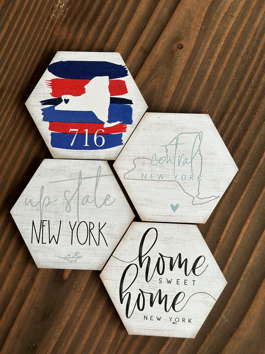 Custom Upstate/Central NY Coaster/Magnets