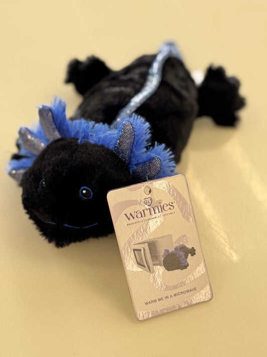 Warmies - Black & Blue Axolotl