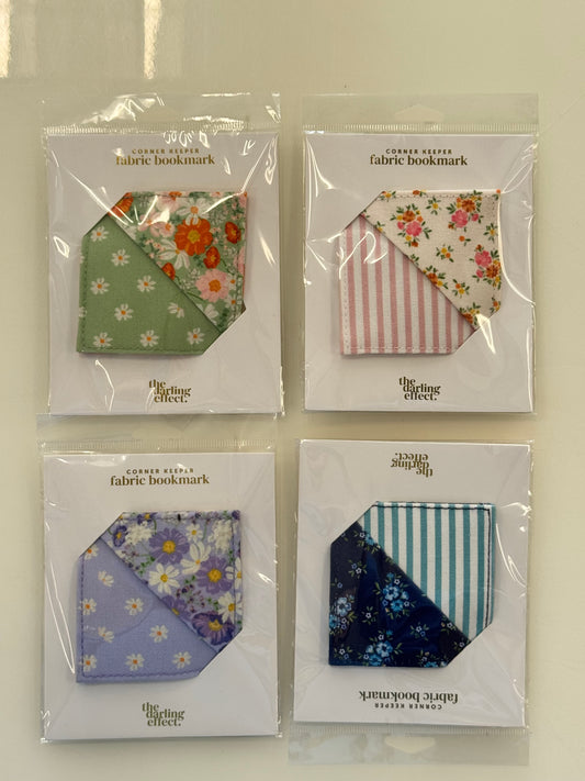 Corner Keeper Fabric Bookmarks