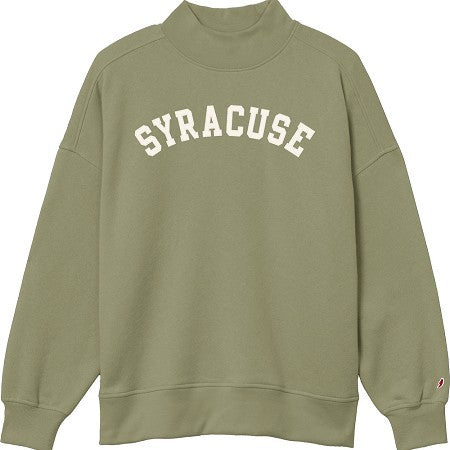 Syracuse Mock Neck Moss Green
