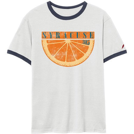 Womens Ringer Orange Slice Tee