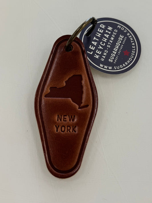 NY Motel Keychain