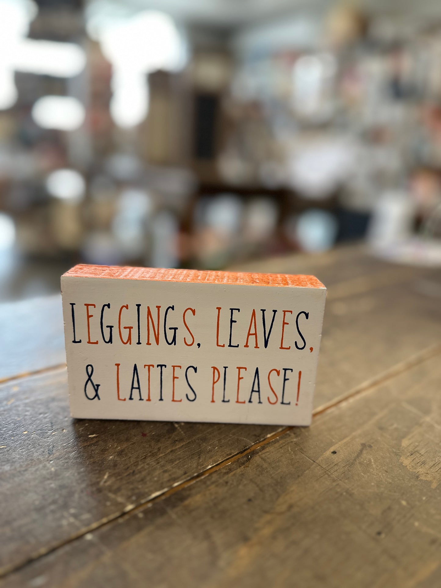 Leggings & Lattes Block