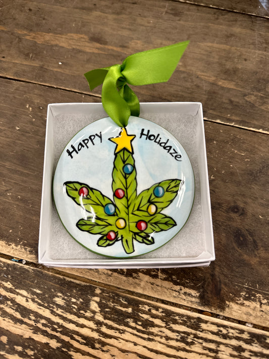 Happy Holidaze - Pot Leaf