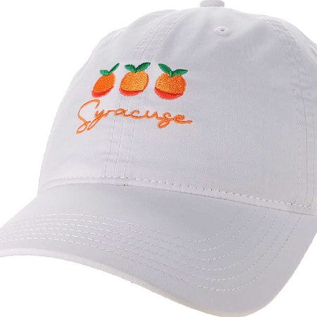 White 3 Oranges Syracuse TTA Hat