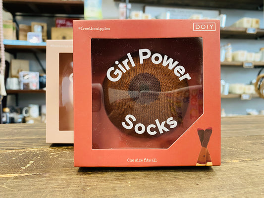 Girl Power Socks - Black