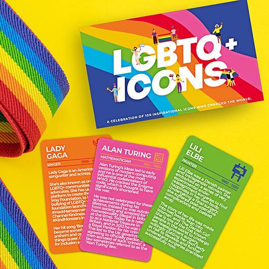 LGBTQ + Icons - Flash Cards