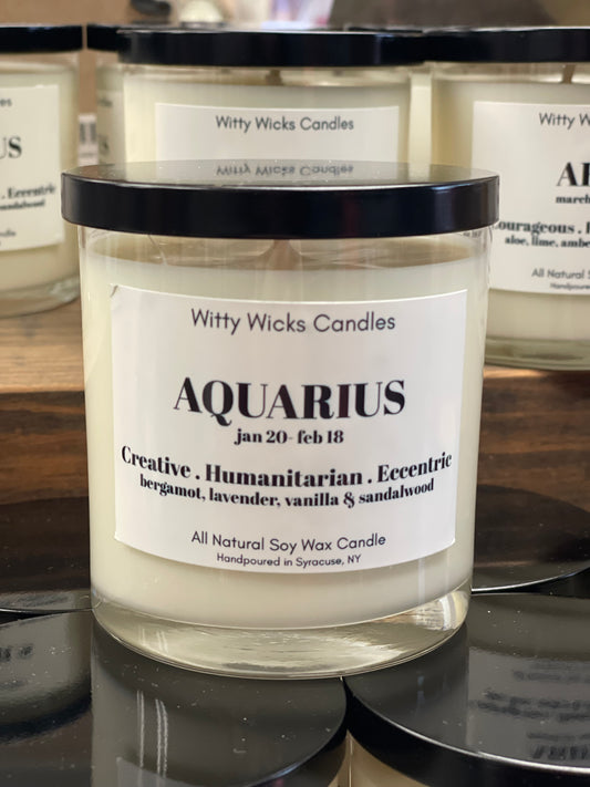 Aquarius 10oz Candle