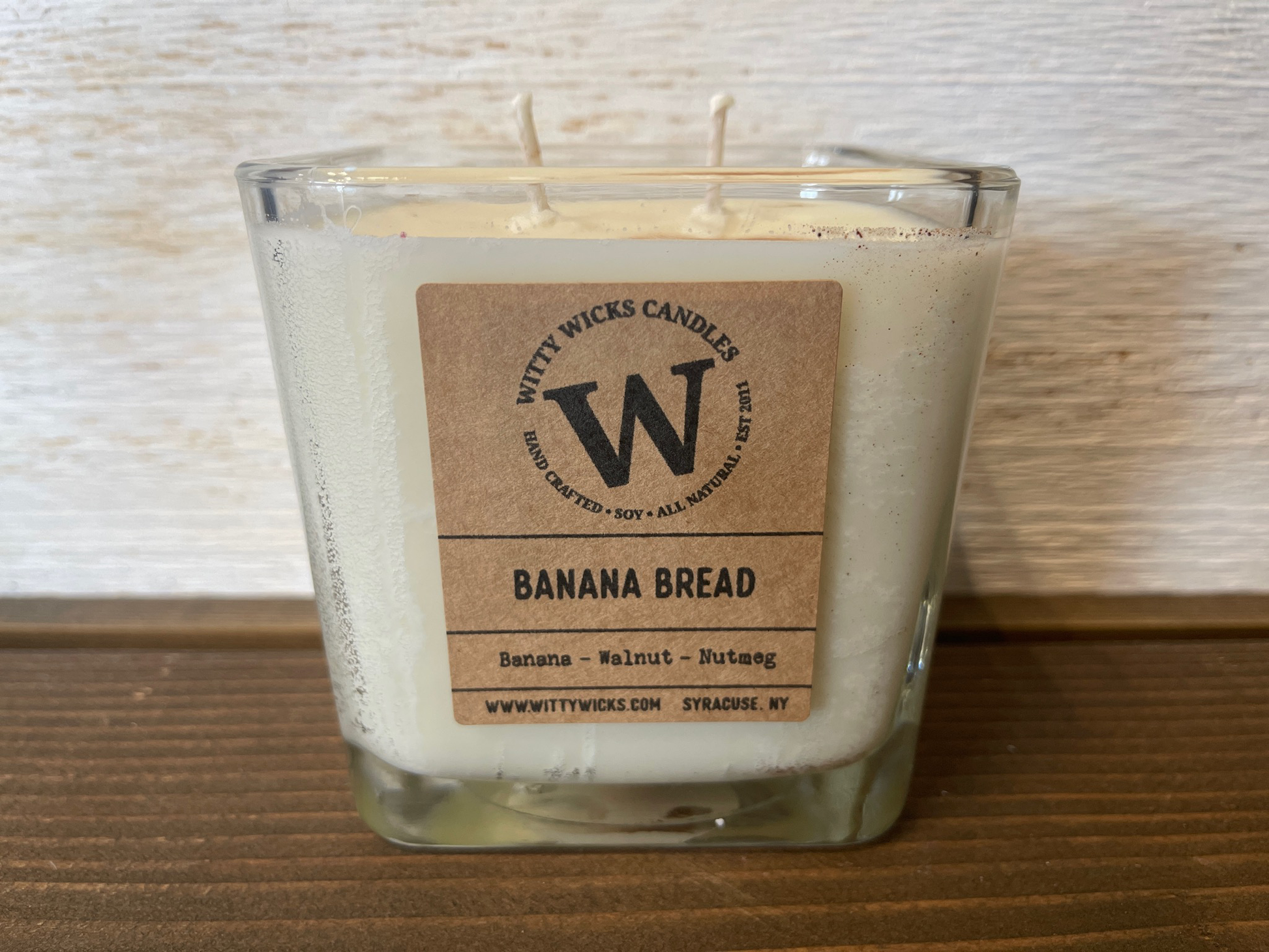 Crossroads Buttered Maple Syrup Scented 4-Wick Candle - 64oz Large Jar, Clean-Burning, Made In USA