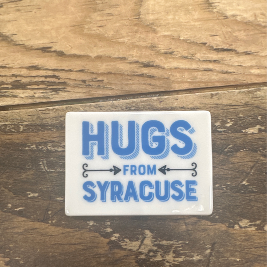 Hugs From Syracuse Magnet Blue