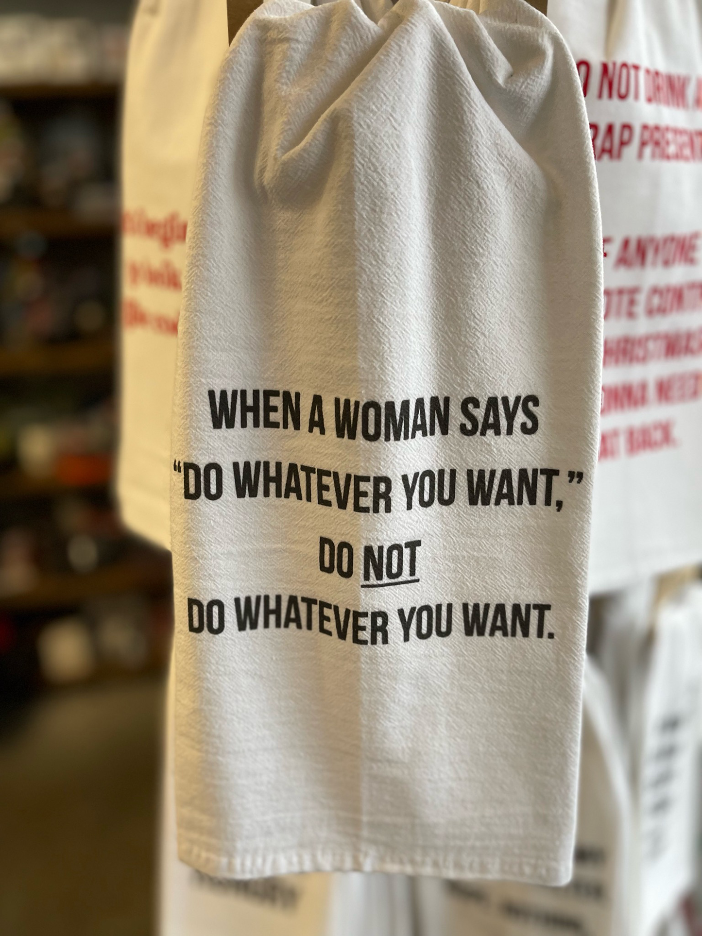 When a Woman Says...